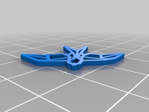 my customized origami swallow klein animals 3d print model - Mito3D