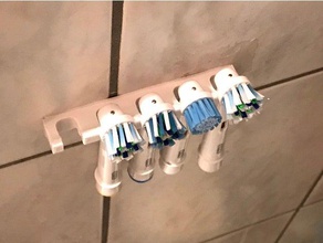 elektrische Zahnbürste-Halter Bad elektronische Zahnbürste Kopf stehen 3d print model - Mito3D