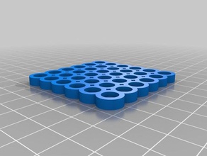 my customized parametric bottle tray small screws organization 3d print model - Mito3D