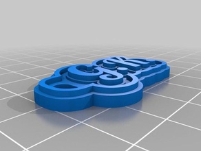 gk-keychain keychains customized 3d print model - Mito3D
