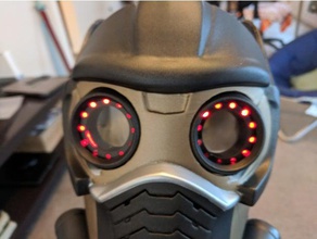 starlord mask eye insert costume 3d print model - Mito3D