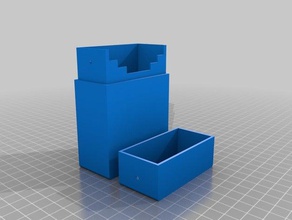 marziali deck box strumento i titolari caselle personalizzato 3d print model - Mito3D