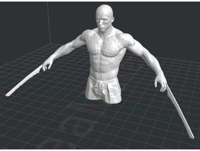 deadpool bust xmen people 3d print model - Mito3D