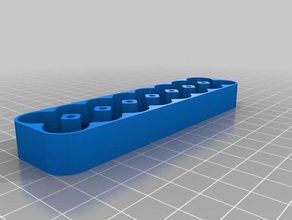 caso bateria caramba los contenedores personalizado 3d print model - Mito3D