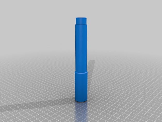gel blaster m4a1 barrel extention toys games 3D print model - Mito3D
