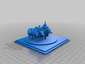 oxen-bird-barrel-whistle-nanners art 3d print model - Mito3D