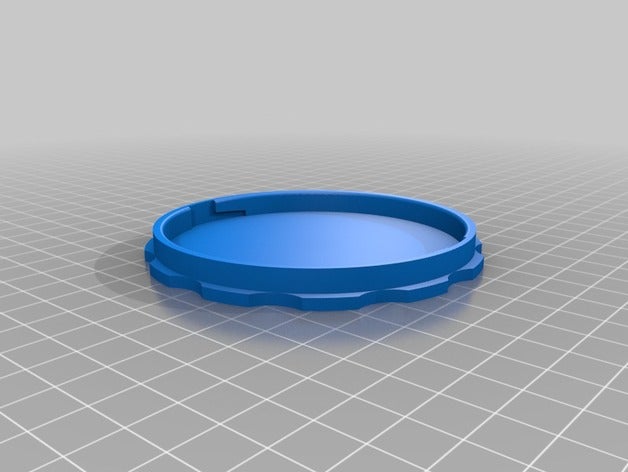 lentille filtre 72mm de la caméra couvercle l'objectif portable 3D print model - Mito3D