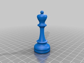 scacchi regina 3d print model - Mito3D