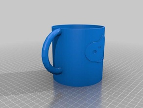 snoopy cup kitchen dining 3d print model - Mito3D