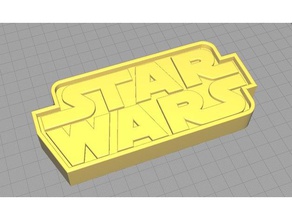 logotipo de star wars exploraciones réplicas 3d print model - Mito3D