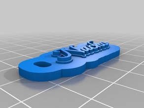 nacho Schlüsselanhänger angepasst 3d print model - Mito3D