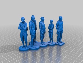 homme 135 136 137 138 139 140 sculptures 3d print model - Mito3D