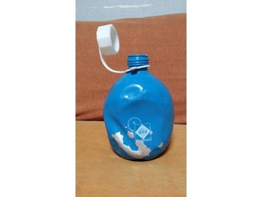 gaz water bottle1l cap sport outdoors 3d print model - Mito3D