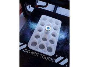 parametrik şişe rafı aracı sahipleri kutuları 3d print model - Mito3D