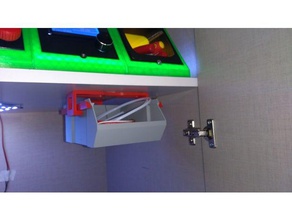 outra caixa empilhável teto de fixação da luz organização recipiente 3d print model - Mito3D