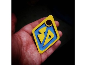 scooby doo nome del tag le monete distintivi blu cane nsfw shaggy giallo 3d print model - Mito3D