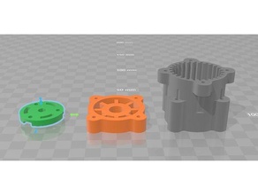 3mm bearing adapter nema 17 gearbox 3d printer extruders 3d print model - Mito3D