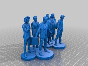 homme 147 148 149 150 151 152 sculptures 3d print model - Mito3D