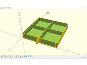 personnalisable tiroirs v2 outil de les titulaires boîtes le conteneur organisateur bac 3d print model - Mito3D