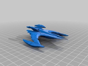 star trek jemhadar Kreuzer 3d drucken dominion jem hadar 3d print model - Mito3D