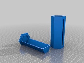 il mio personalizzato parametrico tubo contenitore contenitori 3d print model - Mito3D