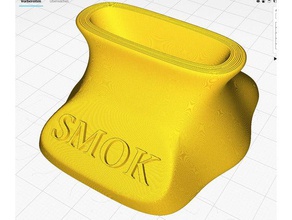 smok rolo insignia del tenedor soporte organización de humo vape pie vaping accesorios stand 3d print model - Mito3D