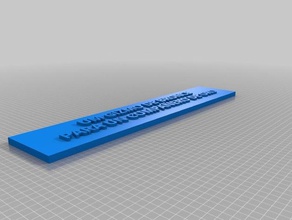 placa gizmo sinais logotipos personalizado 3d print model - Mito3D