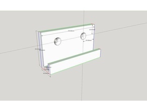 ipad mini 2 Wandhalterung andere 3d print model - Mito3D