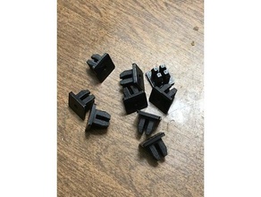 plastic nut insert 10 screw 9x9mm square automotive toyota 3d print model - Mito3D