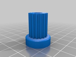 il mio personalizzato parametrico puleggia lotti i profili dei denti definitivi 3d la stampante parti 3d print model - Mito3D