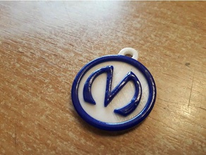 metro keychain signs logos 3d print model - Mito3D