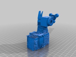fidget llama los juguetes juegos juguete 3d print model - Mito3D