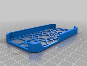 iphone 4 struttura esagonale caso accessori personalizzato 3d print model - Mito3D