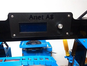 anet a8 display panel 3d printer parts 3d print model - Mito3D