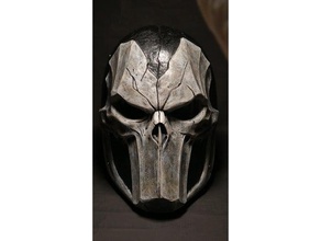 darksiders morte 3d impressão cosplay máscara da ii nsfw adereços de caveira 3d print model - Mito3D
