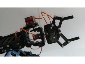 nuovi pezzi braccio robotico 6dof ingegneria 3d print model - Mito3D