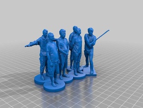 homme 159 160 161 162 163 164 sculptures 3d print model - Mito3D