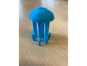 jellyfish chess set piece animals 3d print model - Mito3D