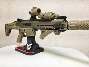 custom airsoft gun-display-Ständer sport im freien 3d print model - Mito3D