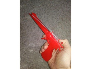 borracha de banda arma fogo mecânico brinquedos brinquedo faixa 3d print model - Mito3D