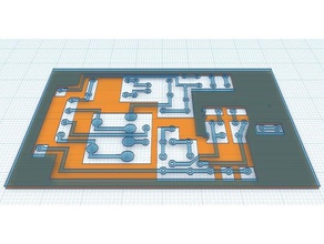 construir fet voltímetro kp303ebf2452n3823 la electrónica pcb visualización 3d print model - Mito3D