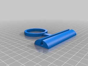 lithophane holder straight 3d printing 3d print model - Mito3D