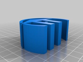 shacknews logo circle stands up other 3d print model - Mito3D