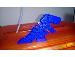 flexi-rex mit beweglichen Kiefer - Spielzeug Spiele Dinosaurier flexible 3d print model - Mito3D