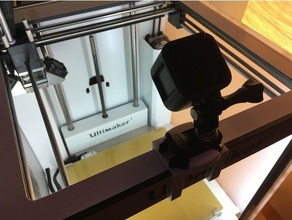 gopro ultimaker 2 montieren 3d Drucker - Zubehör mount klipp klipper 3d print model - Mito3D