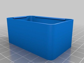 meine angepasste snap-fit electronics project box Gehäuse 3d print model - Mito3D