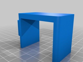 meine angepasste Kabel Halter ikea-Bett frames Organisation 3d print model - Mito3D