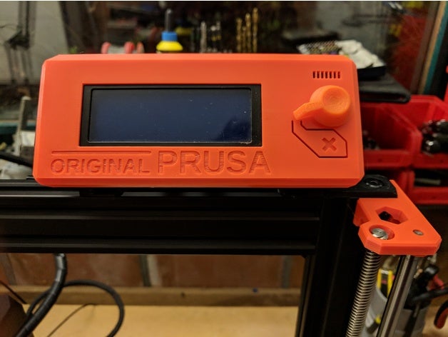 prusa i3 bear lcd topmount 3d printer parts upgrade 3D print model - Mito3D