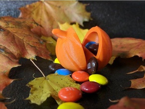 citrouille surprise les aliments la boisson boîte le conteneur halloween 3d print model - Mito3D