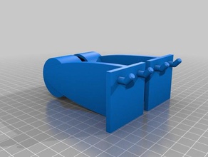peg kurulu kağıt havlu tutucu organizasyon pegboard 3d print model - Mito3D
